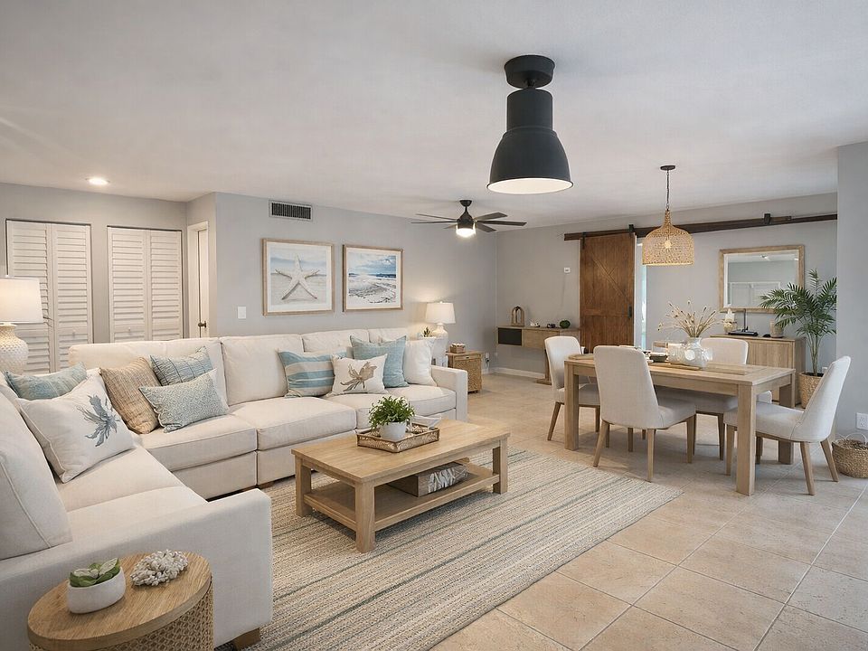Open Living and Dining Area