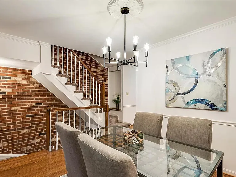 Dining and stairwell