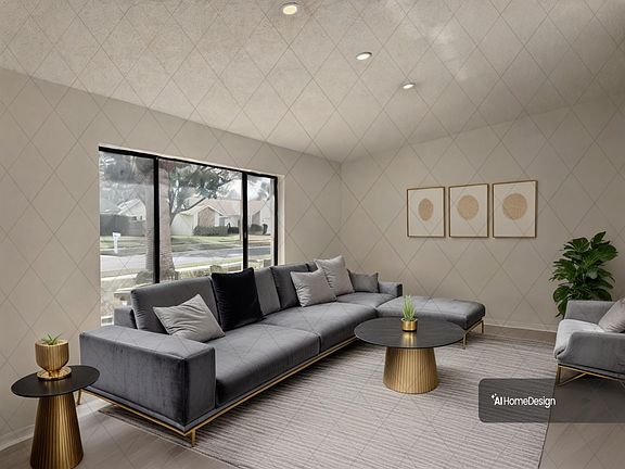 Living Room virtually Staged