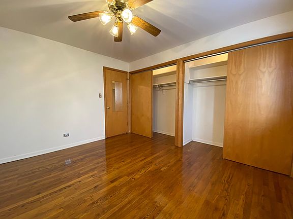 Generous bedroom closets