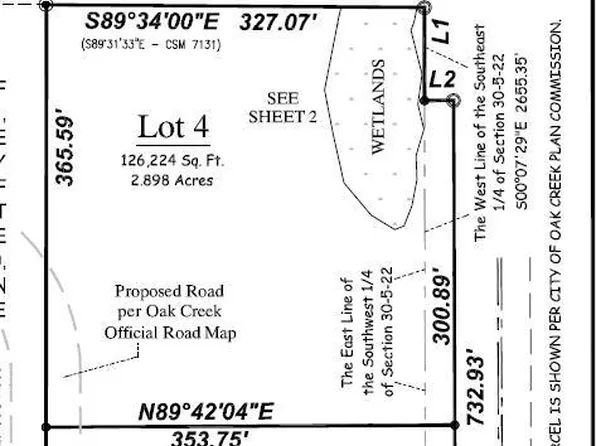 Lt4 S JUDITH PLACE, Oak Creek, WI 53154
