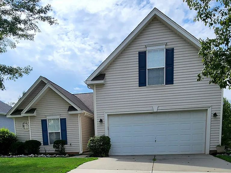 2 car garage and 2 parking spaces