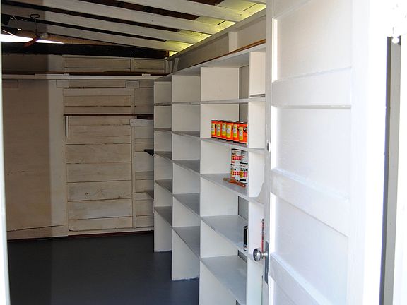 Storage Behind Garage