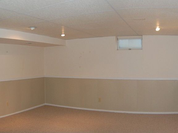 Fantasize the possibilities of the Large already finished basement!