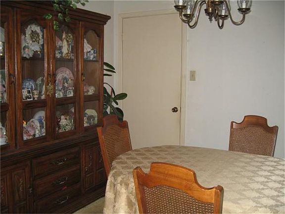 Formal Dining Room with door to Kitchen