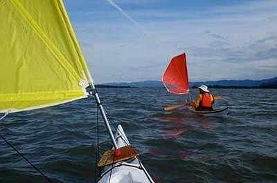 kayaking in the river