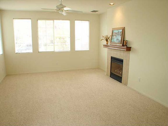 living room with fireplace