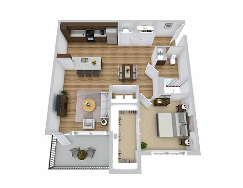 Floor plan 1 Bedroom