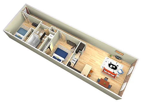 Floor plan Hickory