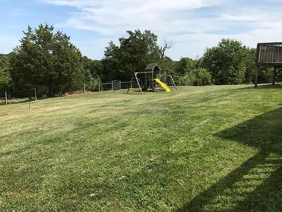 Backyard and playset