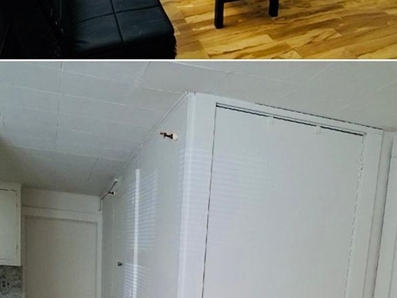 Lots of storage. Bright living area.