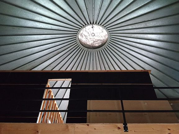 Ceiling and mezzanine