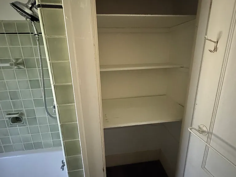 bathroom linen closet