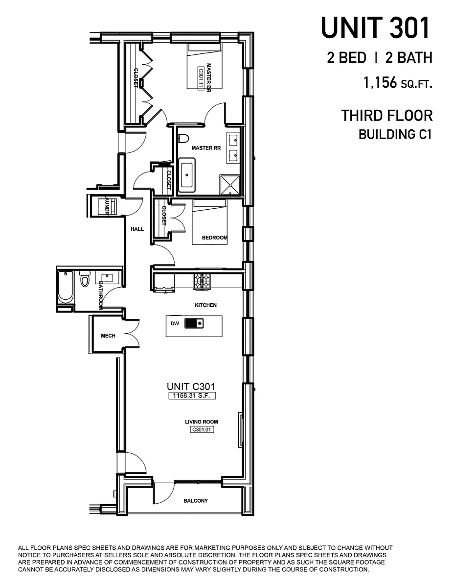 Floor plan C-301