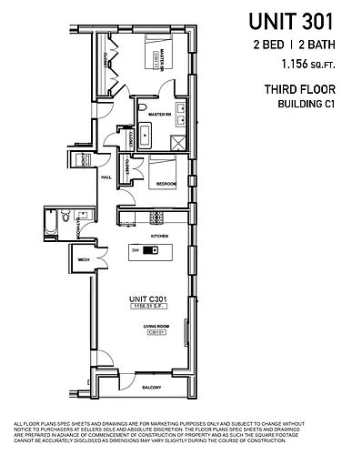 Floor plan C-301