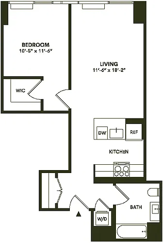 Floor plan 1E