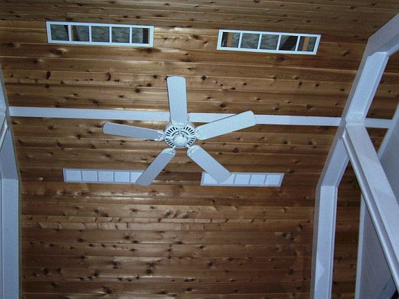 Beautiful red cedar ceilings