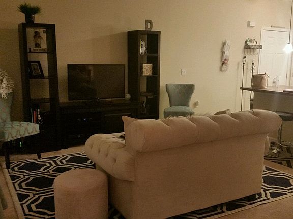 Actual Unit View of living room from bedroom area