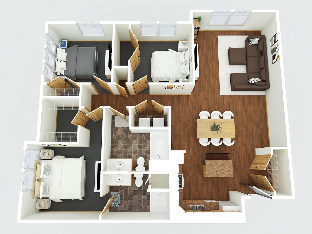 Floor plan 3 Bedroom