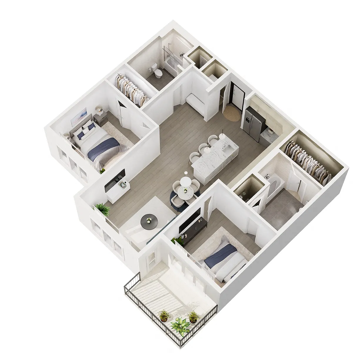 Floor plan B1a