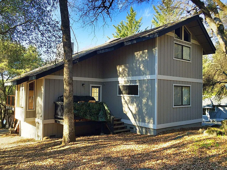 Back view of house