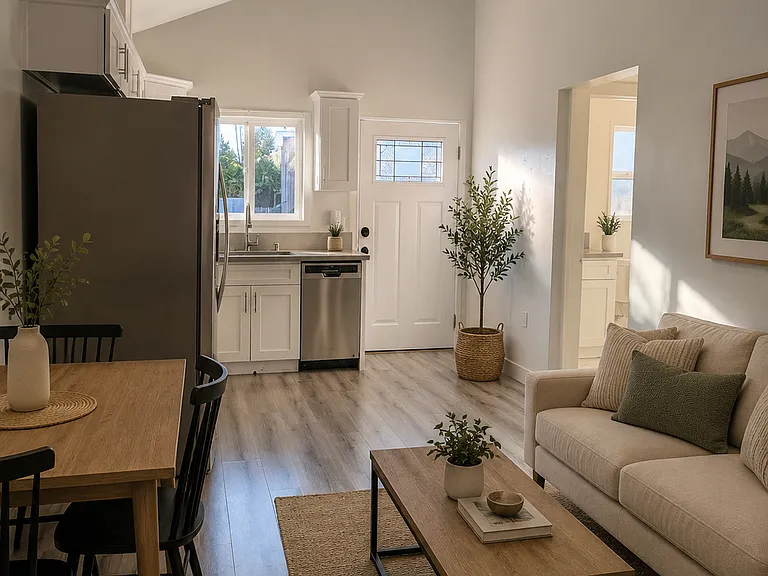 Vaulted ceilings
**Unit does not come furnished