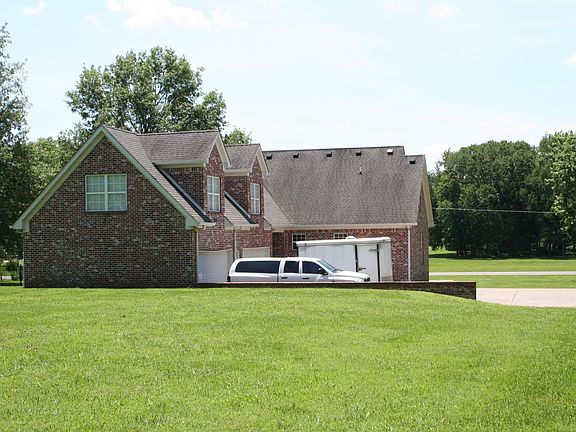 Large open back lot.