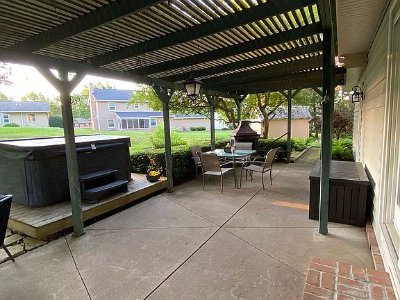 Large patio