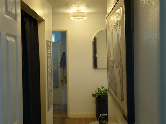 Hallway, staged