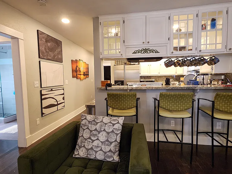 UNFURNISHED: This is how a tenant might use the space.