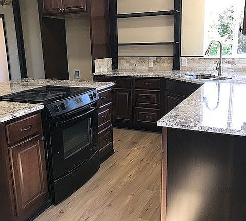 newly remodeled kitchen