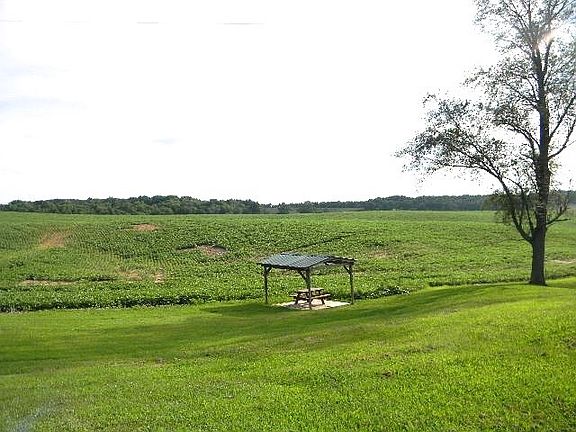 Surrounding home land is farm land.