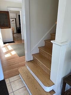 stairway, entrance to dining room