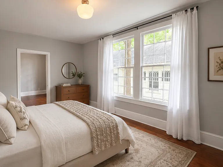 Bedroom (AI staged)
