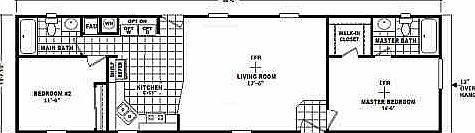 Furnished, 2 Bedroom Home in 55+ Park (Pets OK)