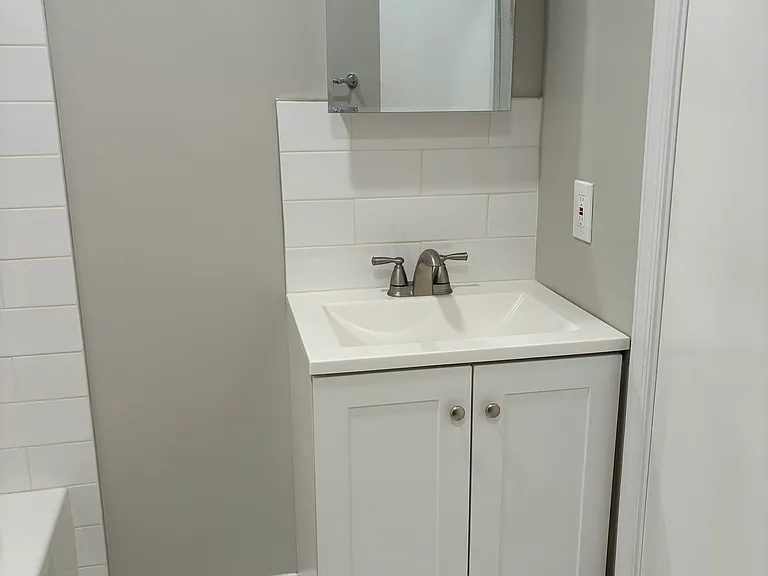 Renovated bathroom