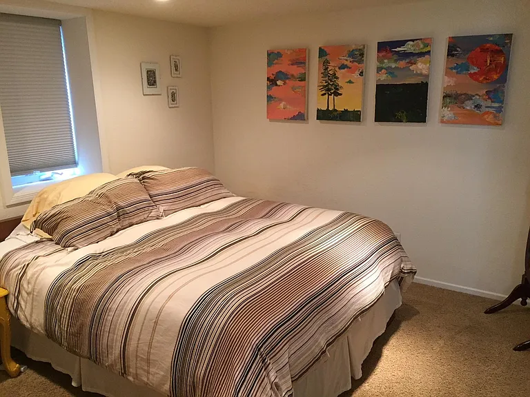 Basement bedroom