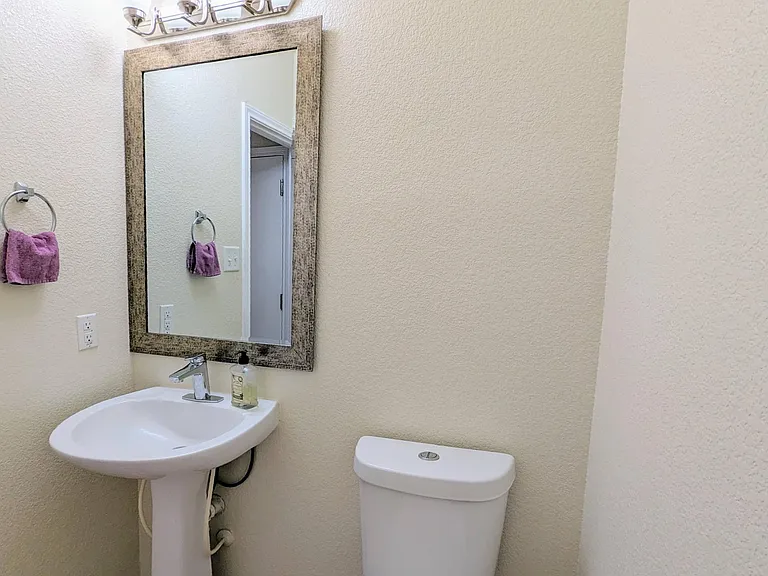 Downstairs half bath