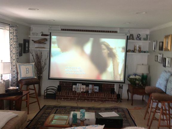 Downstairs home theater