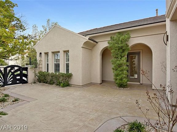 Side view of courtyard with attached casita to the left