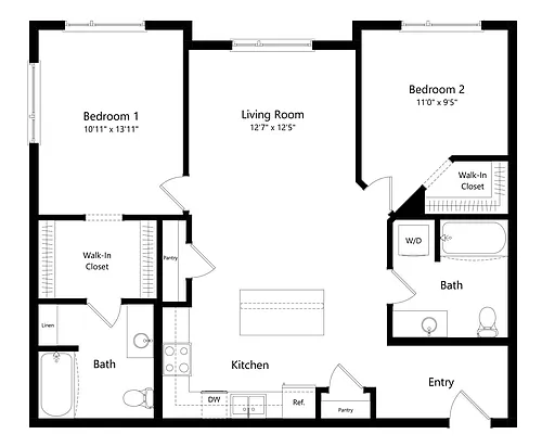 Floor plan Rainier (D3)