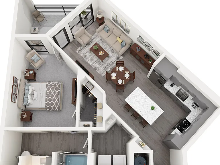 A6 floor plan The Aston at Town Center