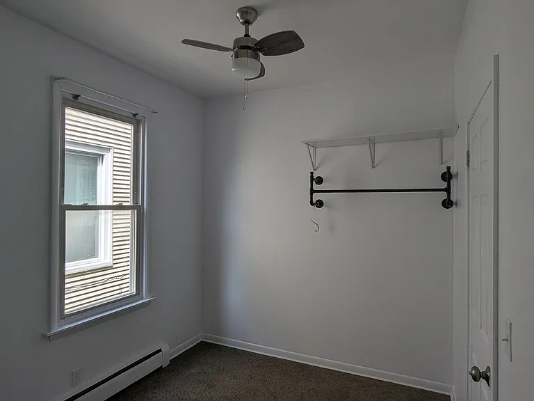 Bedroom 1 - new fan, can be used as an office