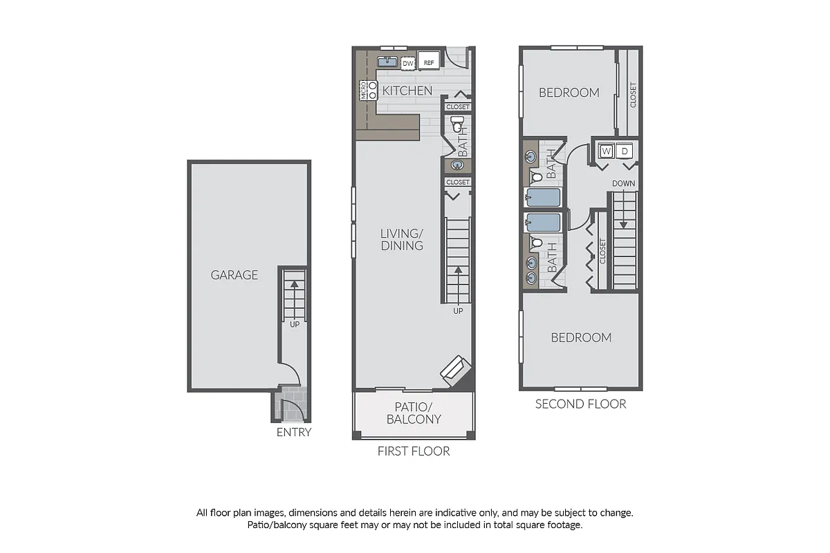 Floor plan Plan 2D Townhome
