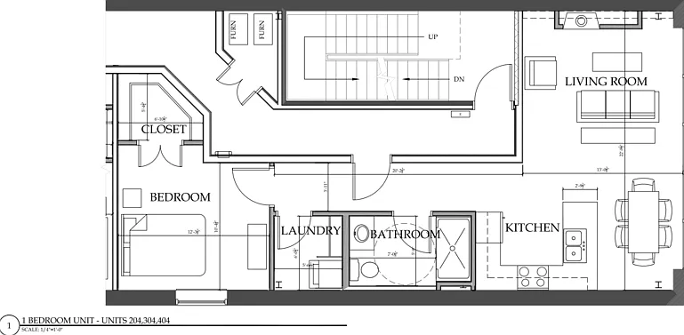 1 bed, 1.0 bath, 803 sqft, $1,600 — Photo 2