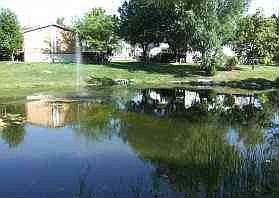 Pool, cabana, lots of greenspace