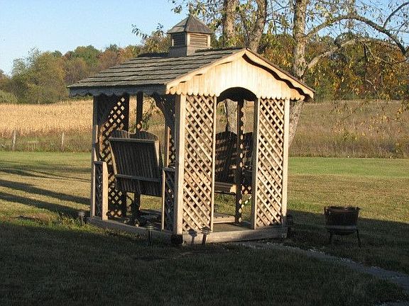 Back yard gazebo