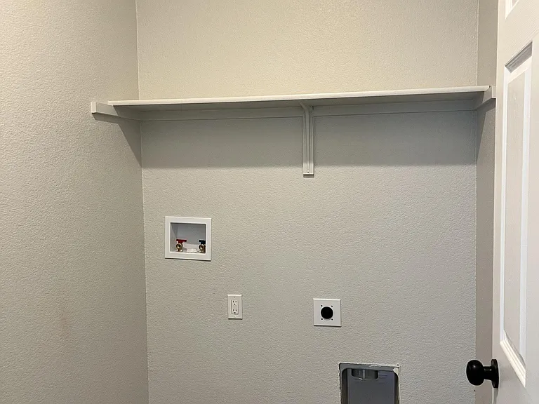 laundry room hook-ups ready for renters