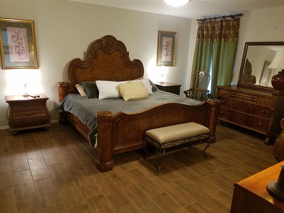 Amazing Master Bedroom + Wood Grain Tile