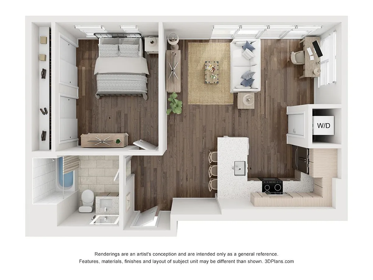 Floor plan 1 Bed A1-1